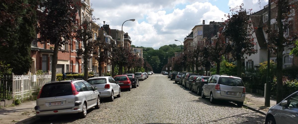 Our street in Brussels